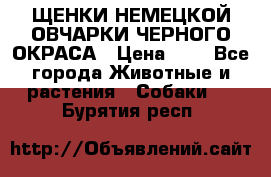 ЩЕНКИ НЕМЕЦКОЙ ОВЧАРКИ ЧЕРНОГО ОКРАСА › Цена ­ 1 - Все города Животные и растения » Собаки   . Бурятия респ.